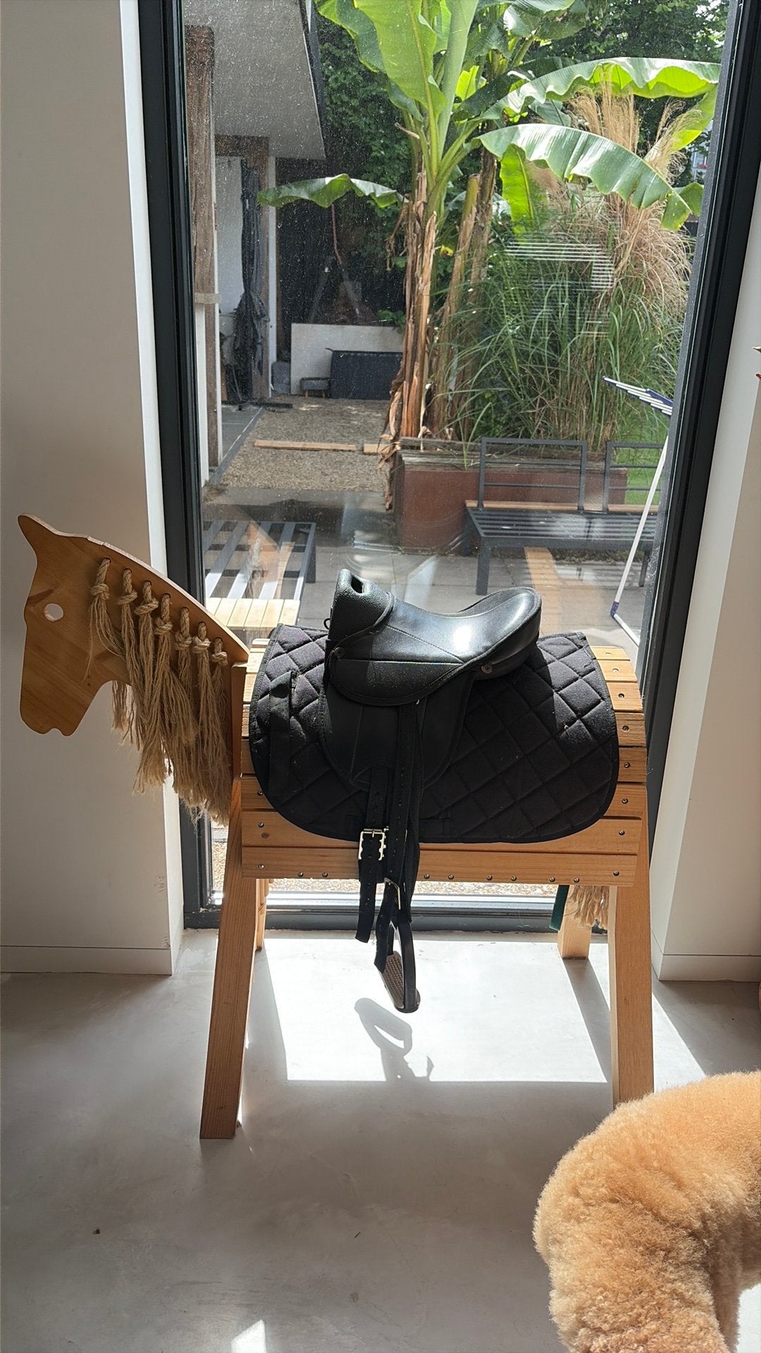 Houten paard, Ophalen, Gebruikt