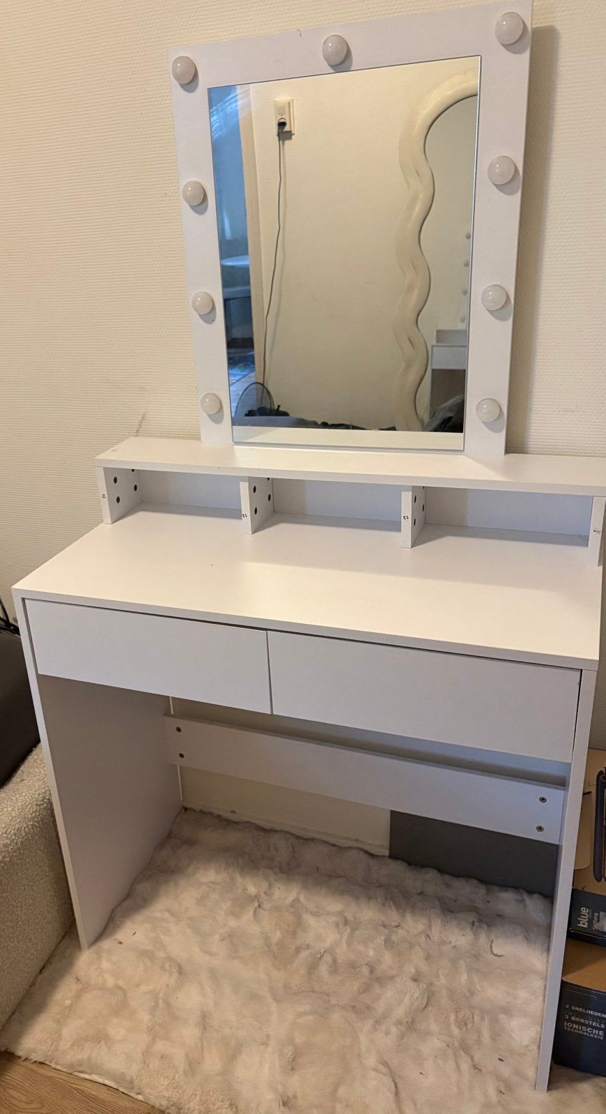 Kaptafel, Huis en Inrichting, Tafels | Kaptafels, Ophalen, Gebruikt, 50 tot 100 cm, Minder dan 100 cm