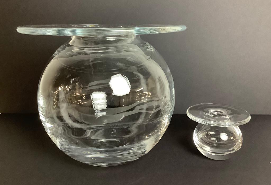 RIIHIMÄEN LASI OY - NANNY STILL - SATURNUS VAZEN, Antiek en Kunst, Antiek | Glas en Kristal, Ophalen of Verzenden