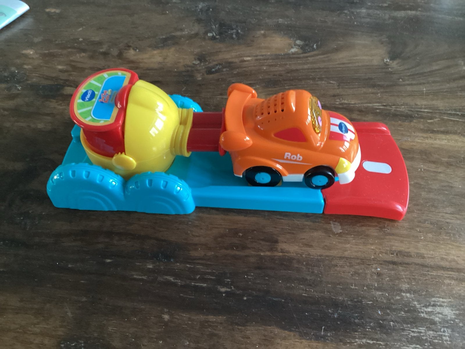 Vtech Toet Toet Auto's lanceerbaan met Rob raceauto, Ophalen of Verzenden, Gebruikt, 2 tot 4 jaar