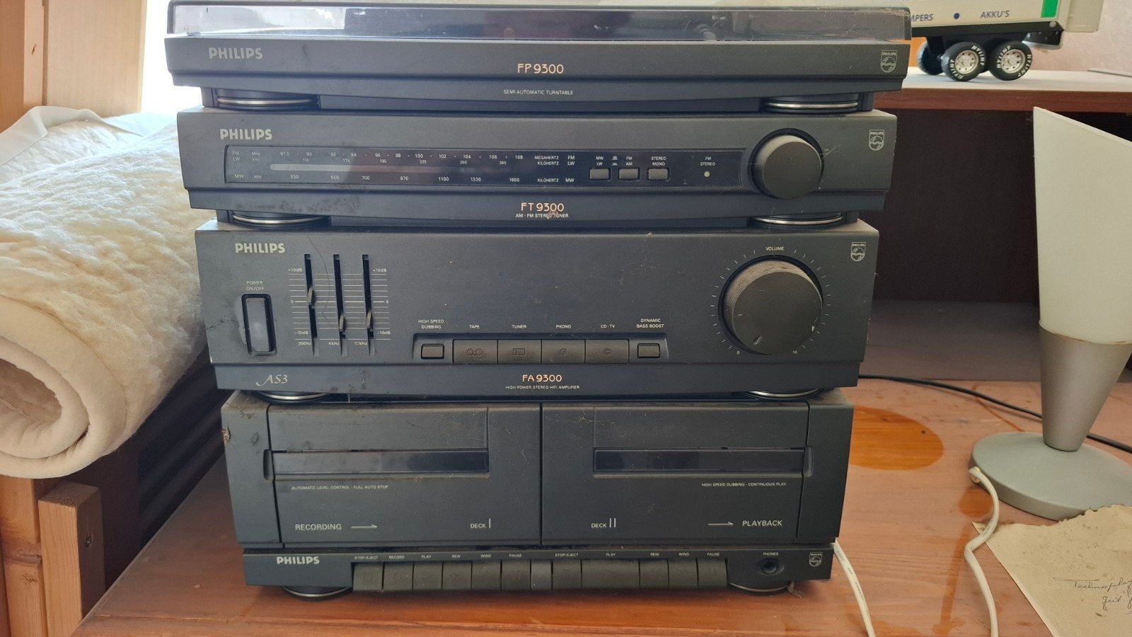 Philips FP 9300 stereo toren, Ophalen, Philips