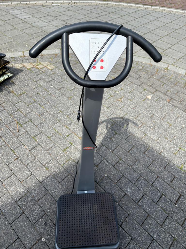 Power Maxx Vibrations Trilplaat - Zo goed als nieuw, Sport en Fitness, Trilplaat, Ophalen of Verzenden, Zo goed als nieuw, Metaal