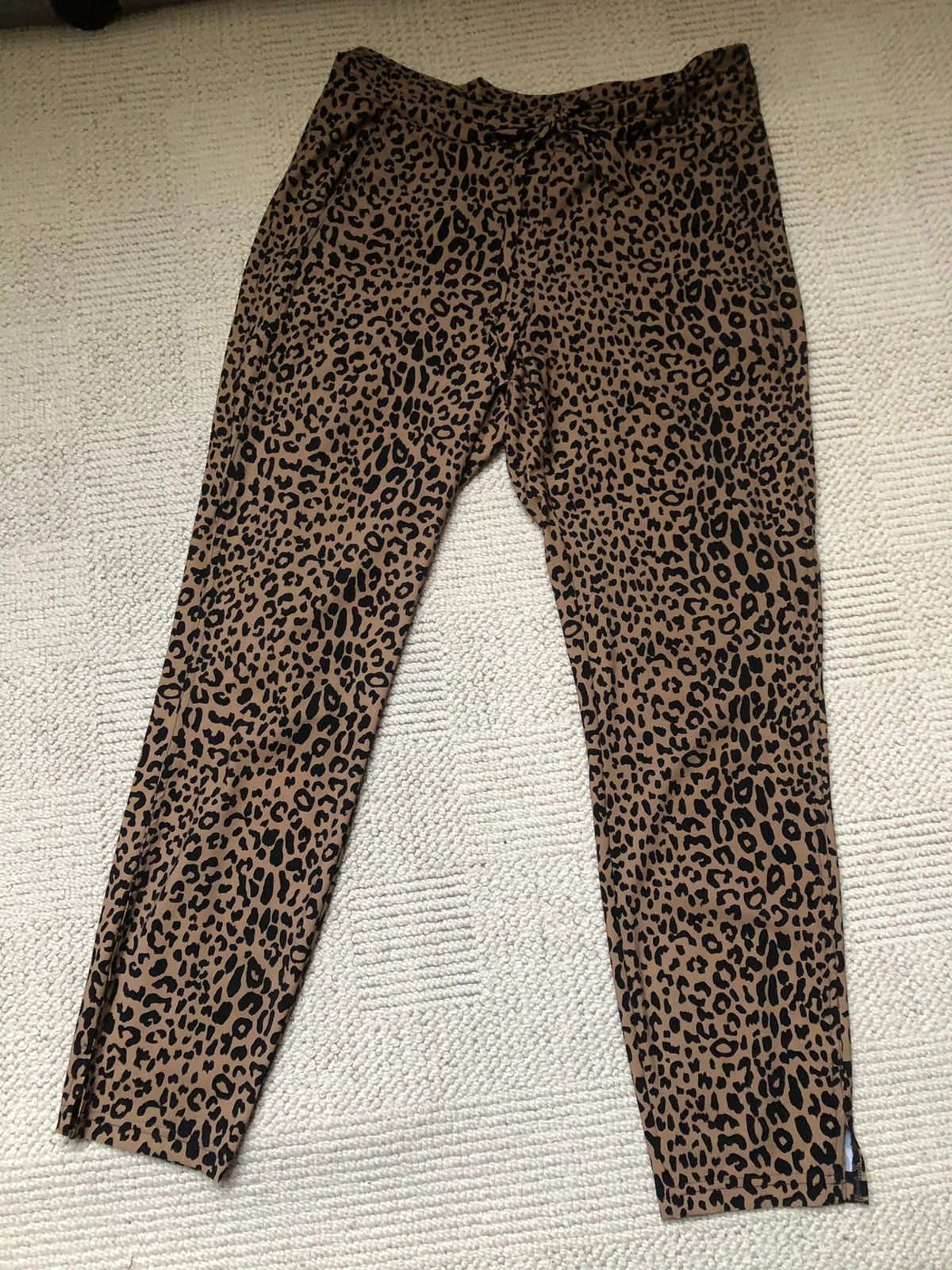 Studio Annelies. Broek met tijgerprint mtM, Maat 38/40 (M), Bruin, Ophalen of Verzenden, Zo goed als nieuw