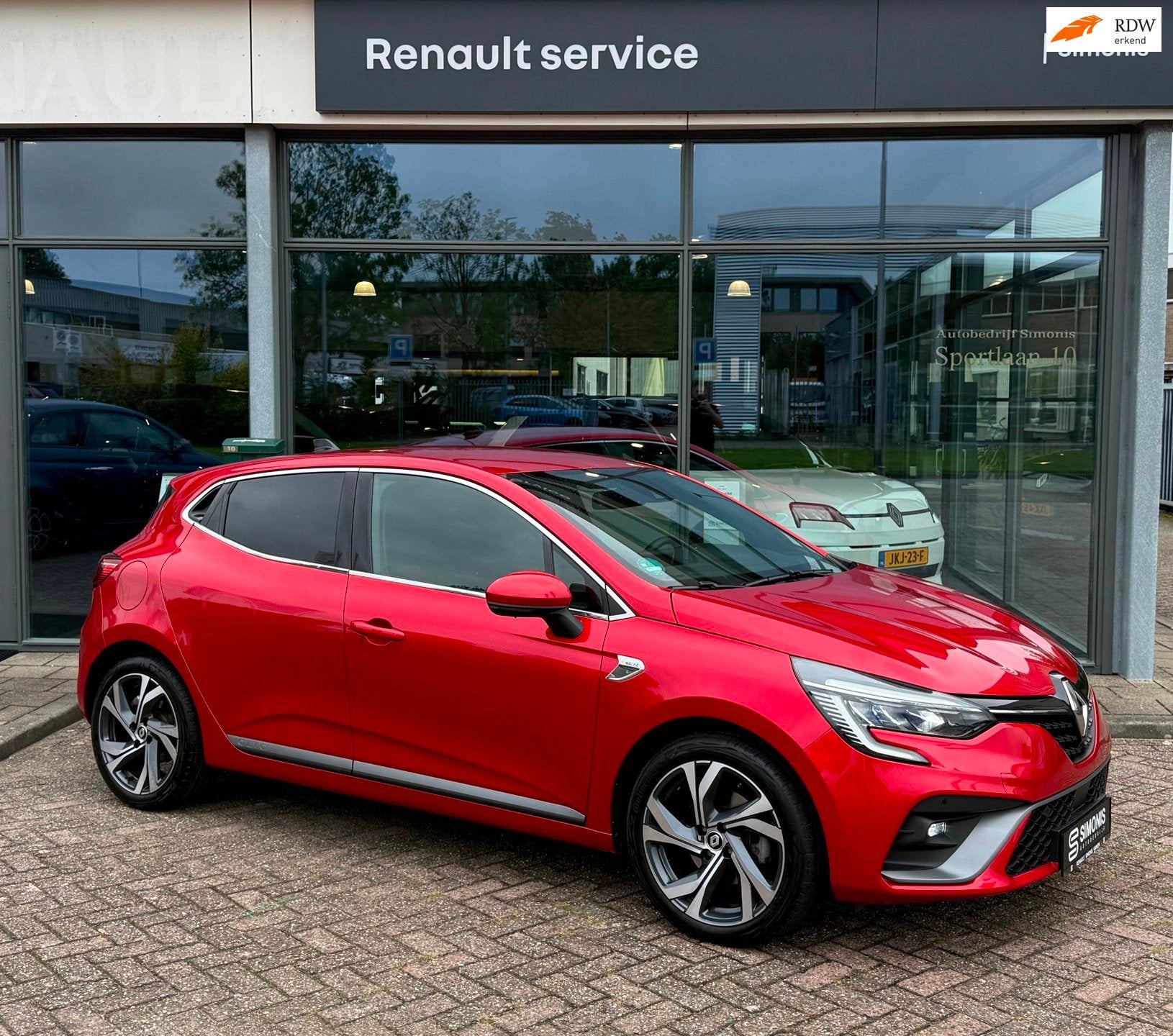 Renault Clio 1.3 TCe R.S. Line | A.camera | Navi groot scher, Dealer onderhouden, Gebruikt, Zwart, Leder en Stof