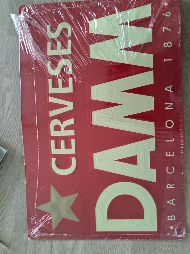 Diverse Reclameborden en Platen - Bier, Brandweer, Humor, Ophalen of Verzenden, Gebruikt, Reclamebord