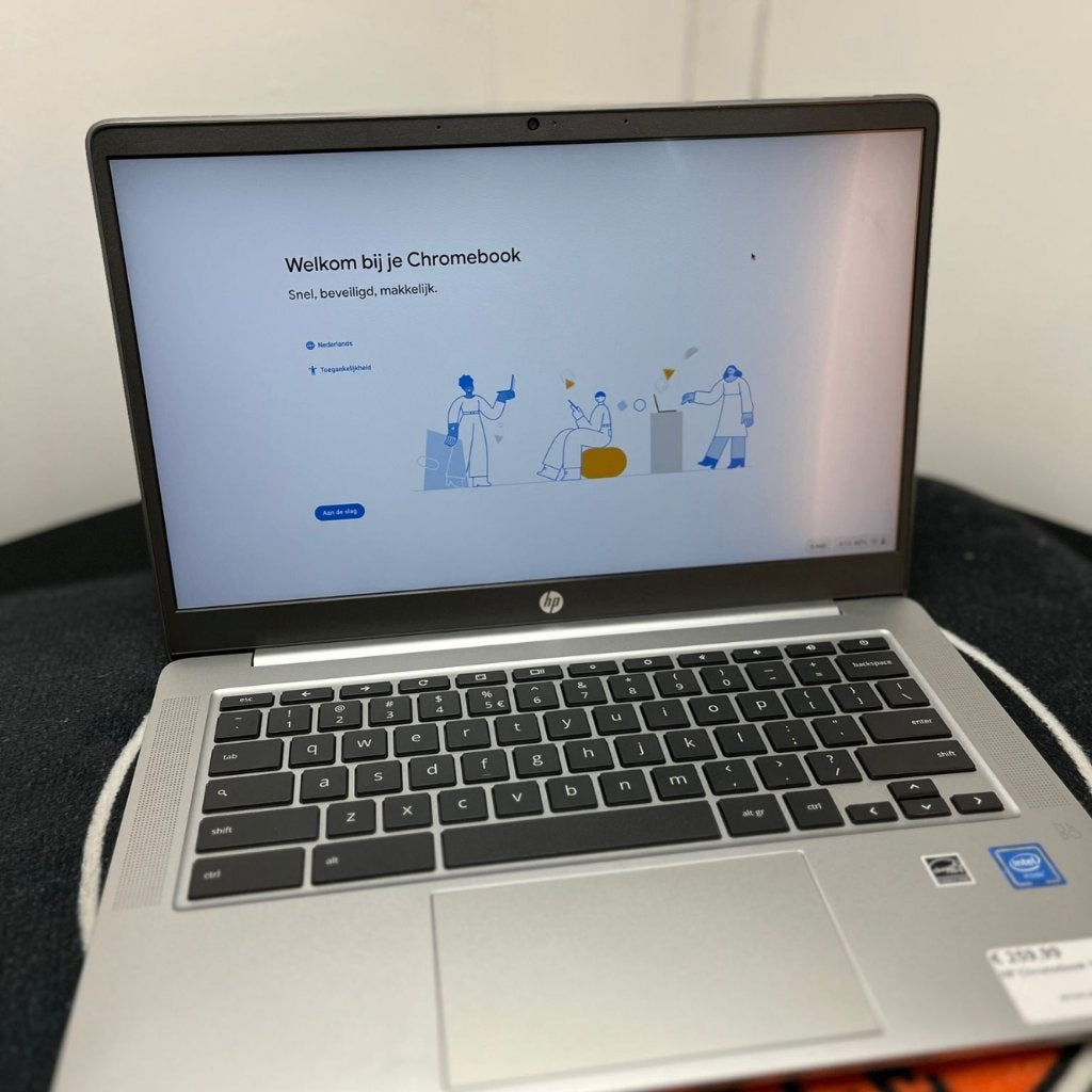 HP Chromebook 14a-na0416nd 64GB eMMC | Nieuw € 259.99, ., Nieuw, Ophalen of Verzenden, .