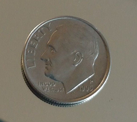 one dime 1995P munt, volgnr 79, Postzegels en Munten, Ophalen of Verzenden, Noord-Amerika, Losse munt