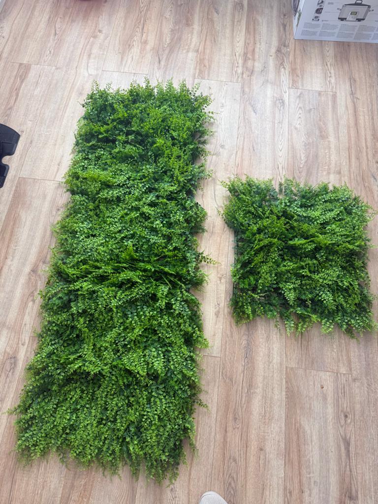 Binnen/buiten:  Kunstplanten Matten - Groene Wanddecoratie, Binnen, Kunstplant, Ophalen of Verzenden, Kunststof