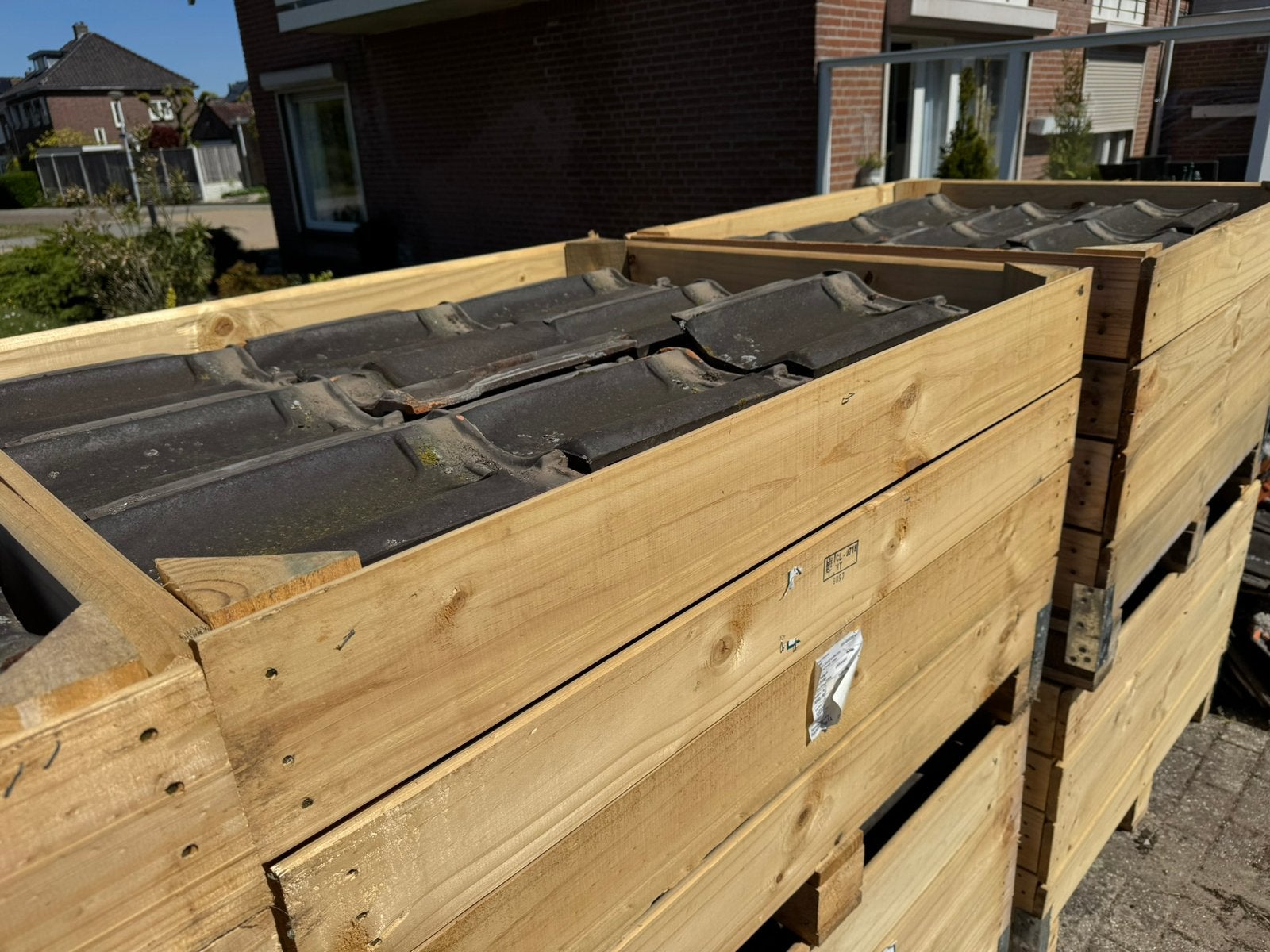 Mooie dakpannen, Ophalen, Zo goed als nieuw, 250 cm of meer, Palen