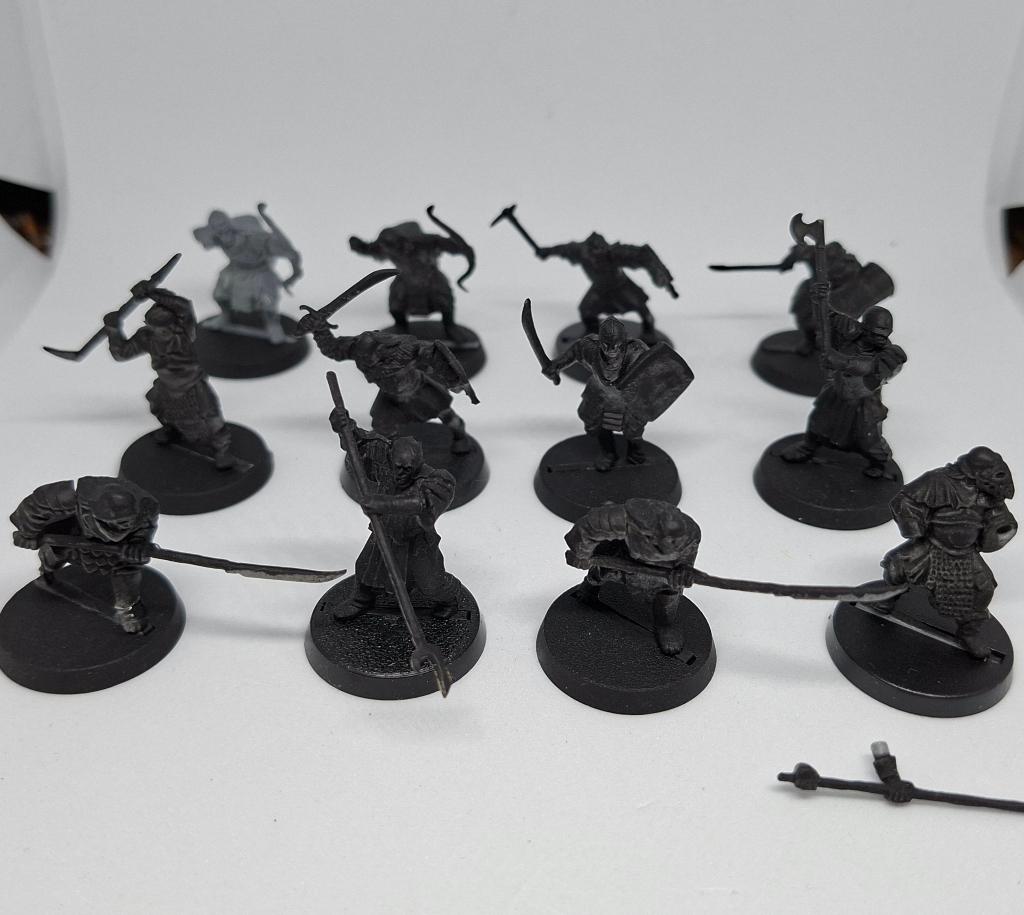 Mordor Orcs MESBG, Hobby en Vrije tijd, Wargaming, Ophalen of Verzenden, Zo goed als nieuw, Lord of the Rings, Figuurtje(s)