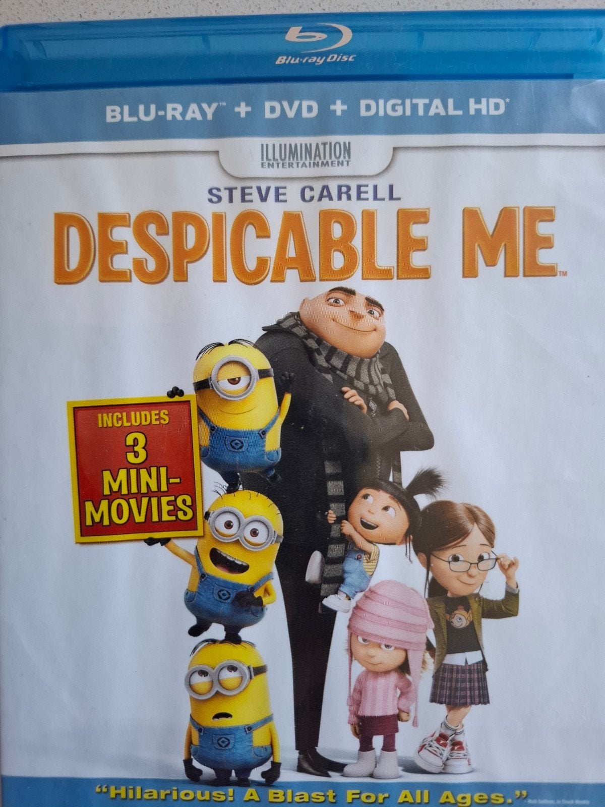 Despicable me bluray 2 discs, Ophalen of Verzenden, Zo goed als nieuw