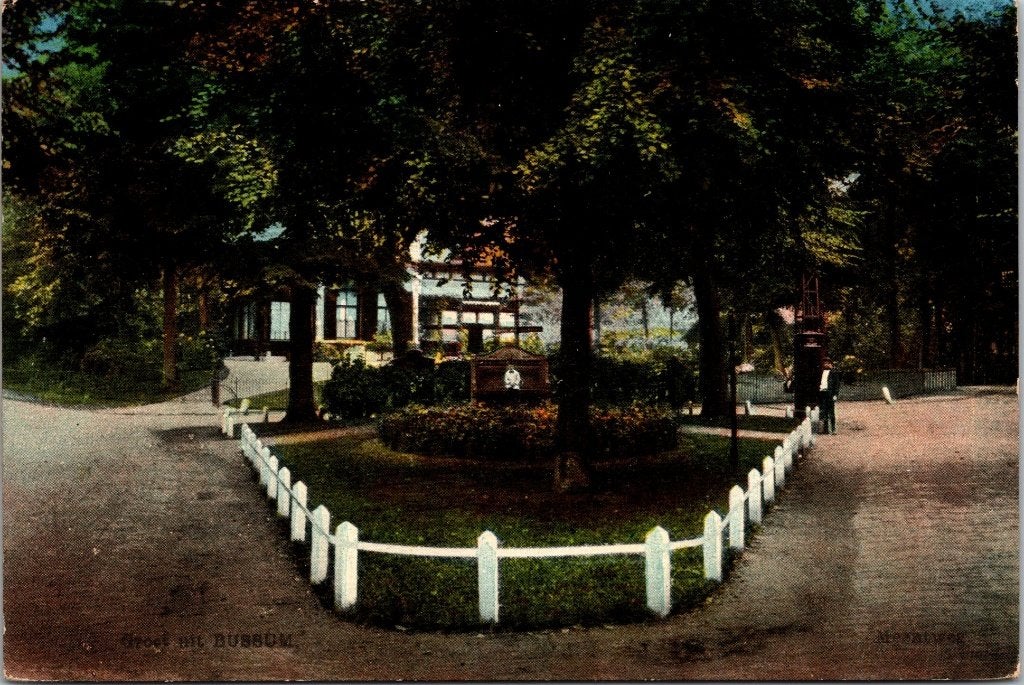 Bussum - 8 antieke ansichtkaarten, Verzenden, Voor 1920, Ongelopen, Noord-Holland