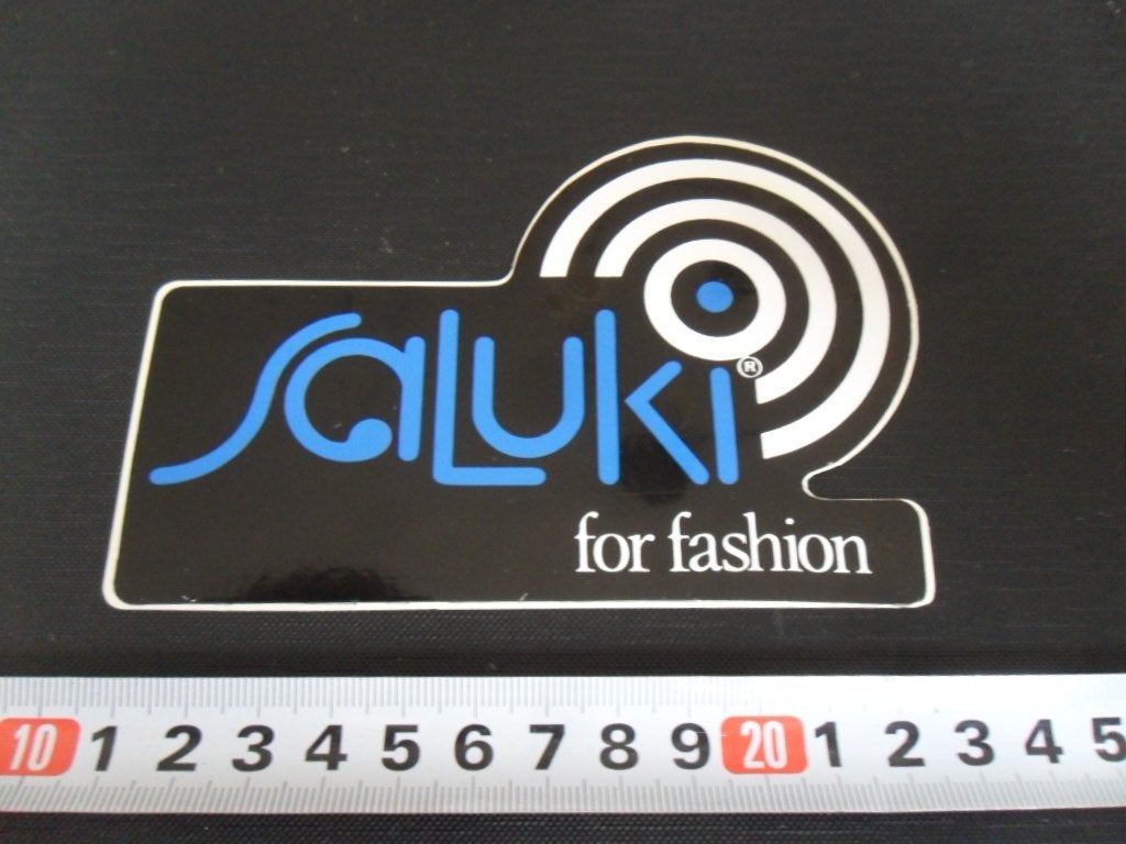 sticker logo SALUKI for fashion (vinyl), Ophalen, Zo goed als nieuw