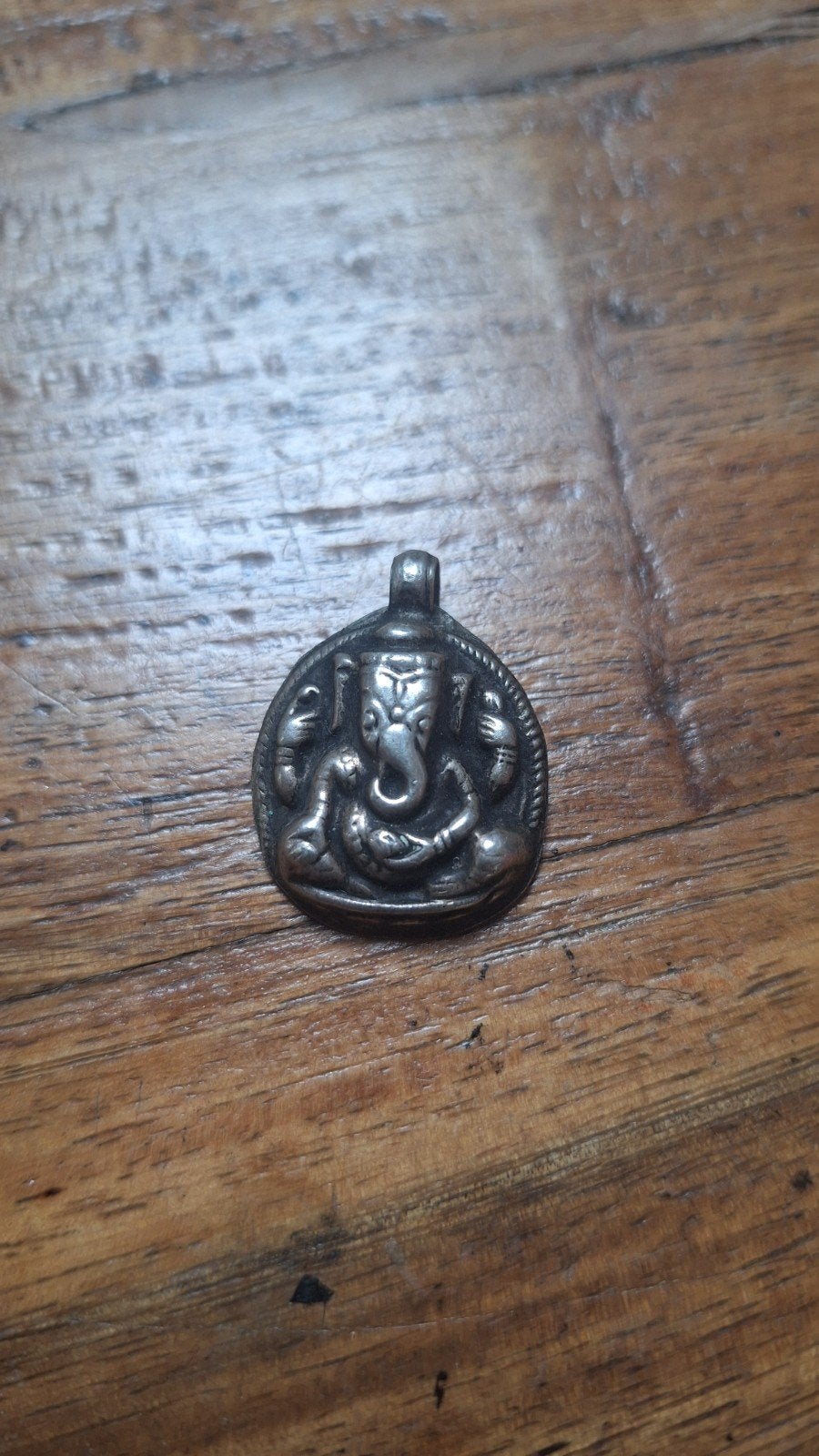 Ganesha hanger - Zilverkleurig, Ophalen of Verzenden, Gebruikt