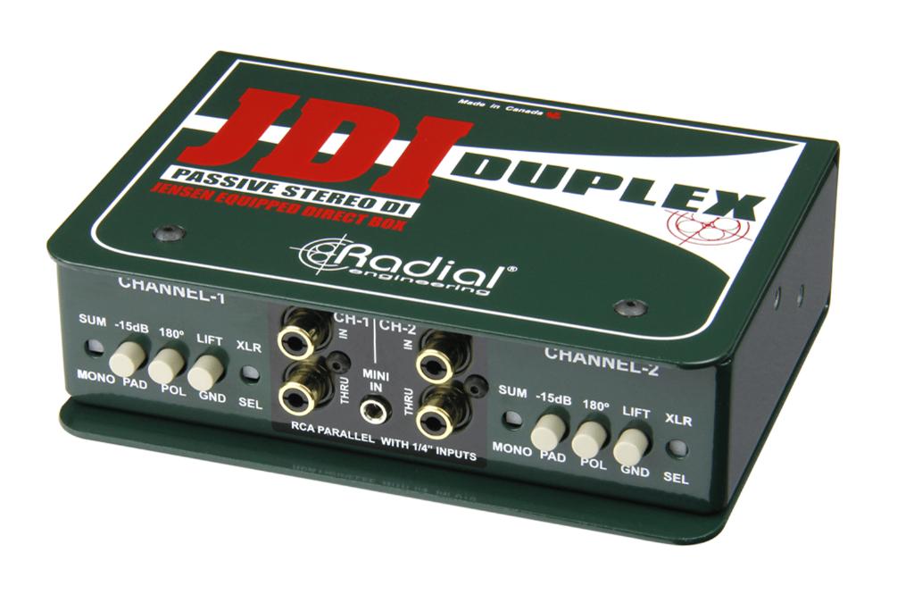 Radial JDI Duplex MK5 Stereo Direct Box, ., Overige typen, Nieuw, Ophalen of Verzenden