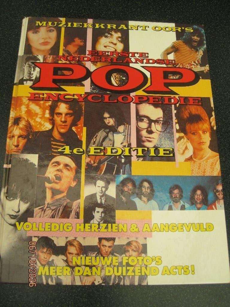Pop muziek encyclopedie  -  Eerste Ned. Pop, Muziekkrant Oor, Ophalen of Verzenden, Zo goed als nieuw, Algemeen