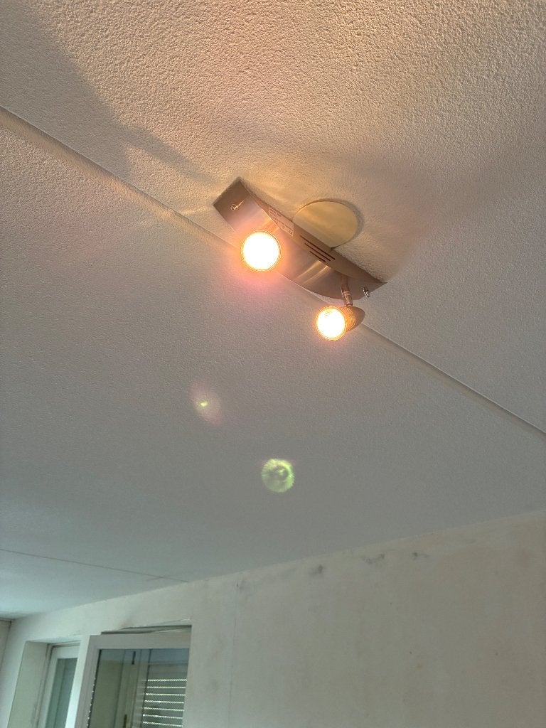 Plafondlamp, Ophalen, Zo goed als nieuw, Metaal