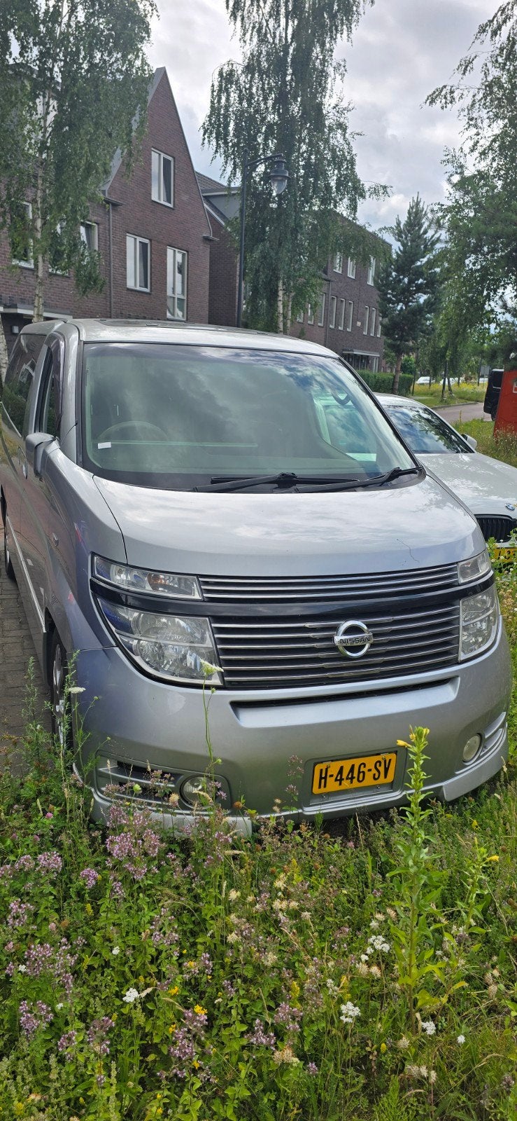 Nissan 2002 Grijs, Auto's, Nissan, Particulier, Benzine, MPV, Geïmporteerd, Zilver of Grijs, Ophalen