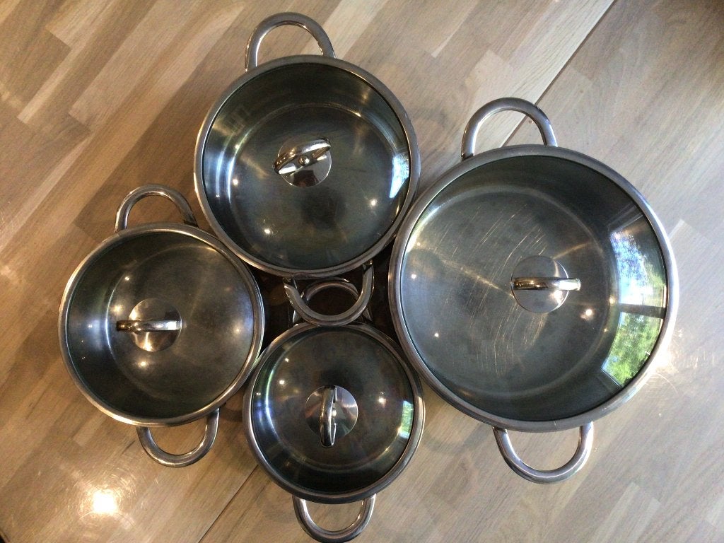 Verschillende kook en koekenpannen., Gebruikt, Overige typen, Ophalen of Verzenden, Overige merken