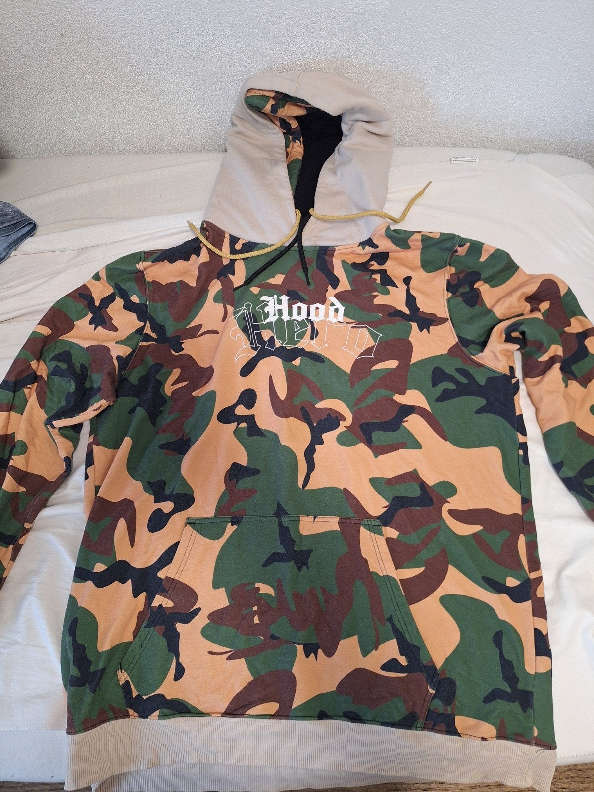 Camo Hoodie met capuchon, Overige kleuren, Onbekend, Maat 48/50 (M), Ophalen of Verzenden