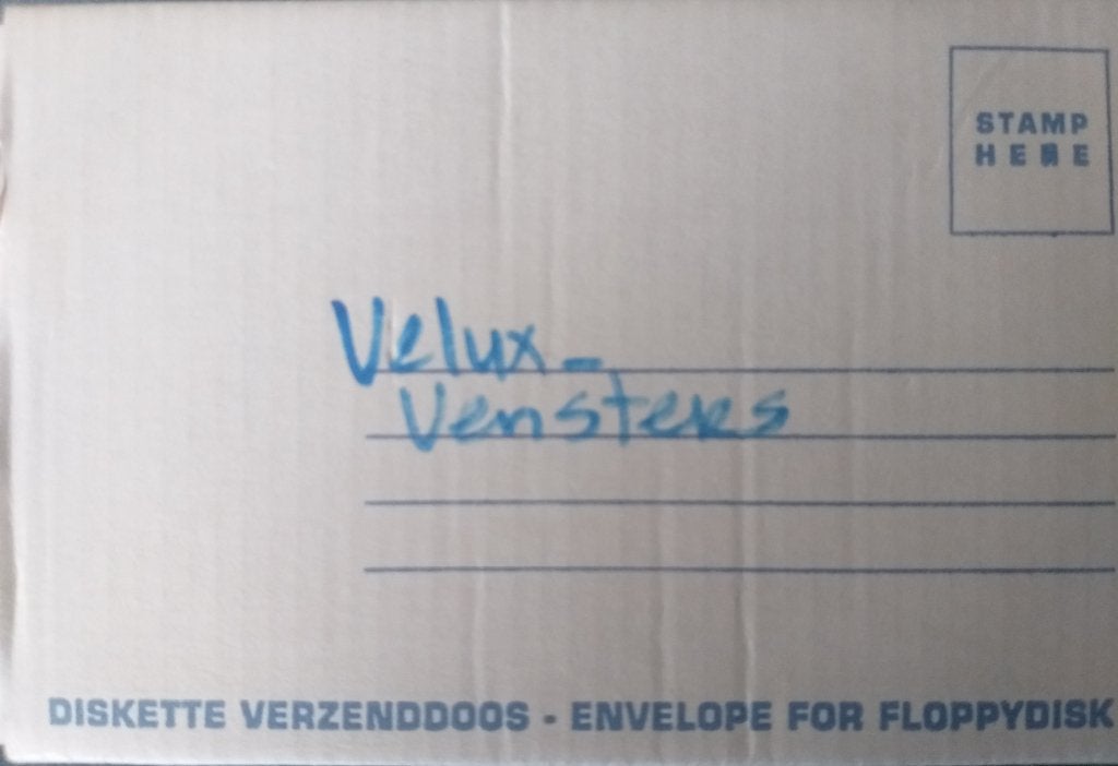 4 diskettes originele Velux dakramen 90-er jaren, Ophalen of Verzenden, Zo goed als nieuw, Overige programma's