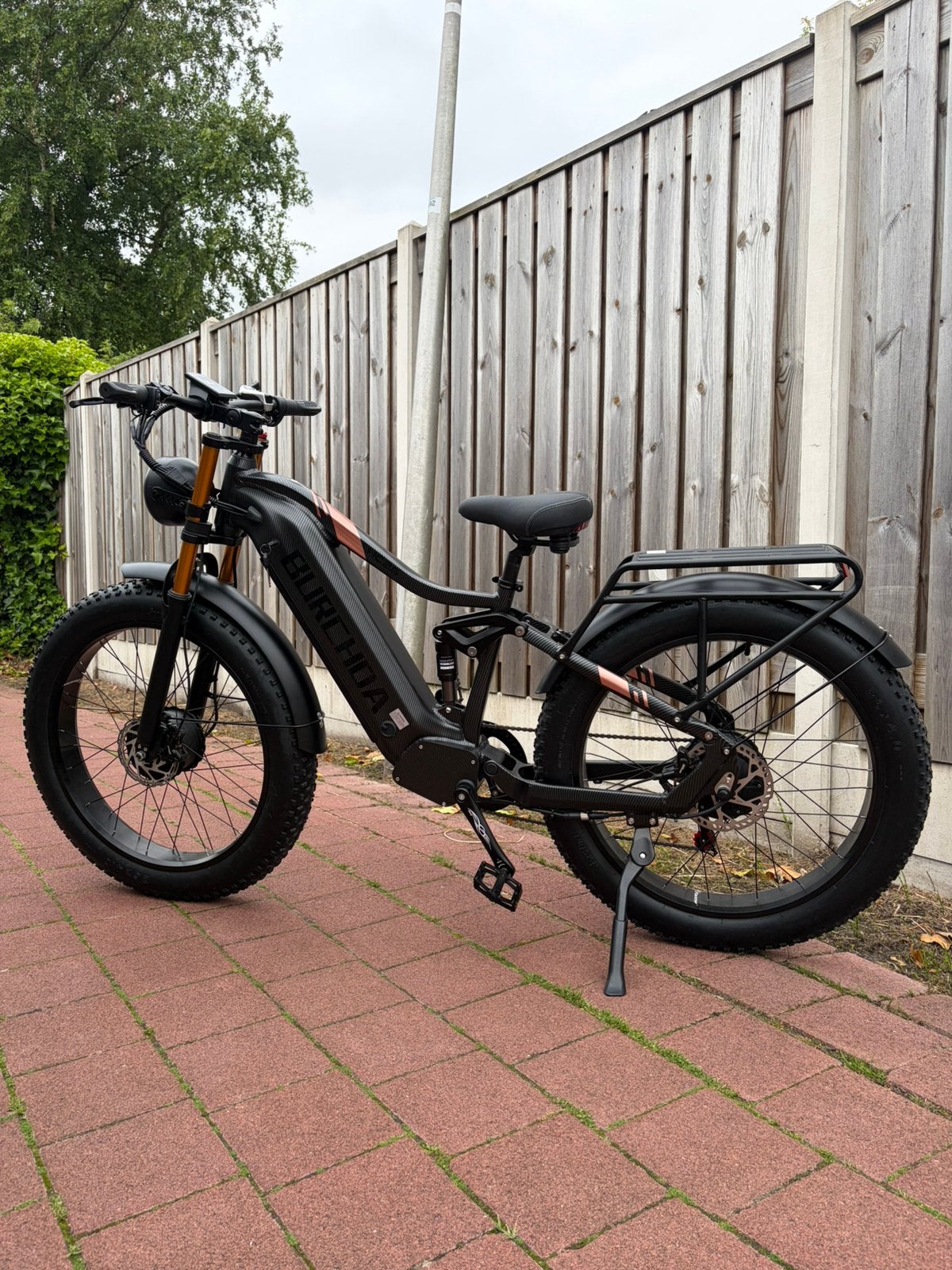 Te koop: elektrische fiets met 26-inch dikke banden, Fietsen en Brommers, Fietsen | Vouwfietsen, Ophalen of Verzenden, Zo goed als nieuw