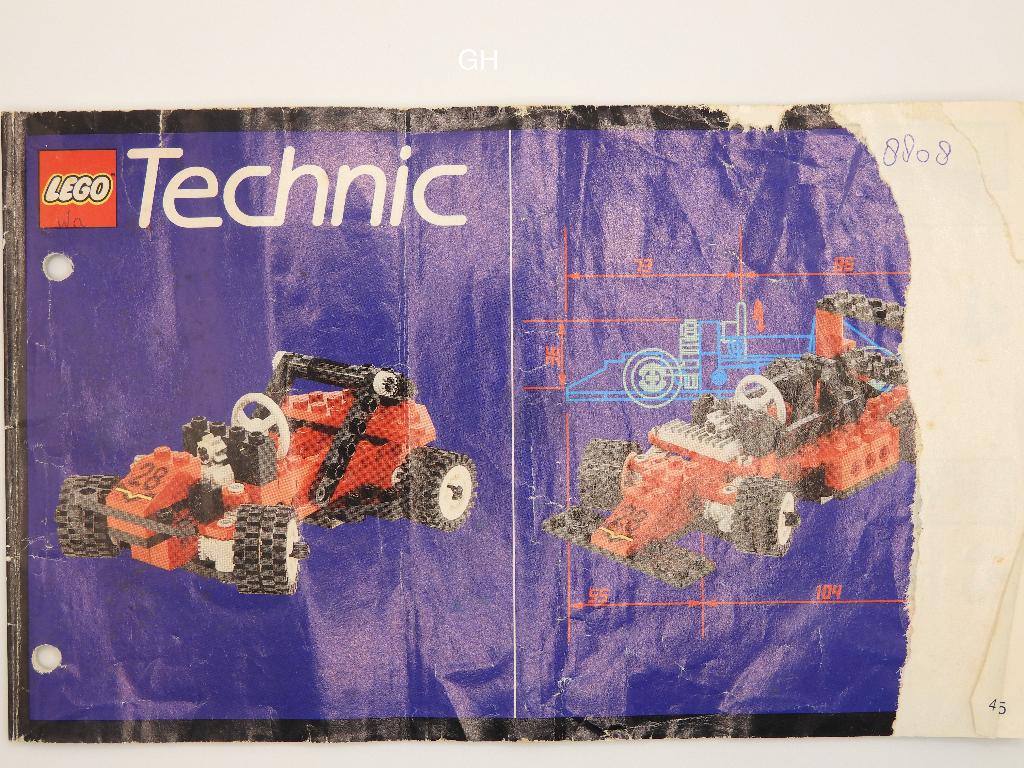 Lego 8808 Vintage Formula One Racer, Gebruikt, Verzenden, Lego, Compleet