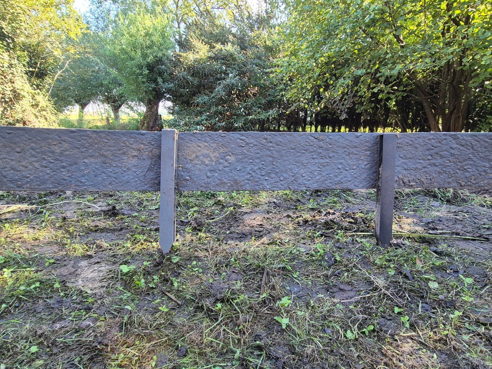 Vijverrand, Tuin en Terras, Ophalen, Kunststof, Gebruikt, 6 meter of meer