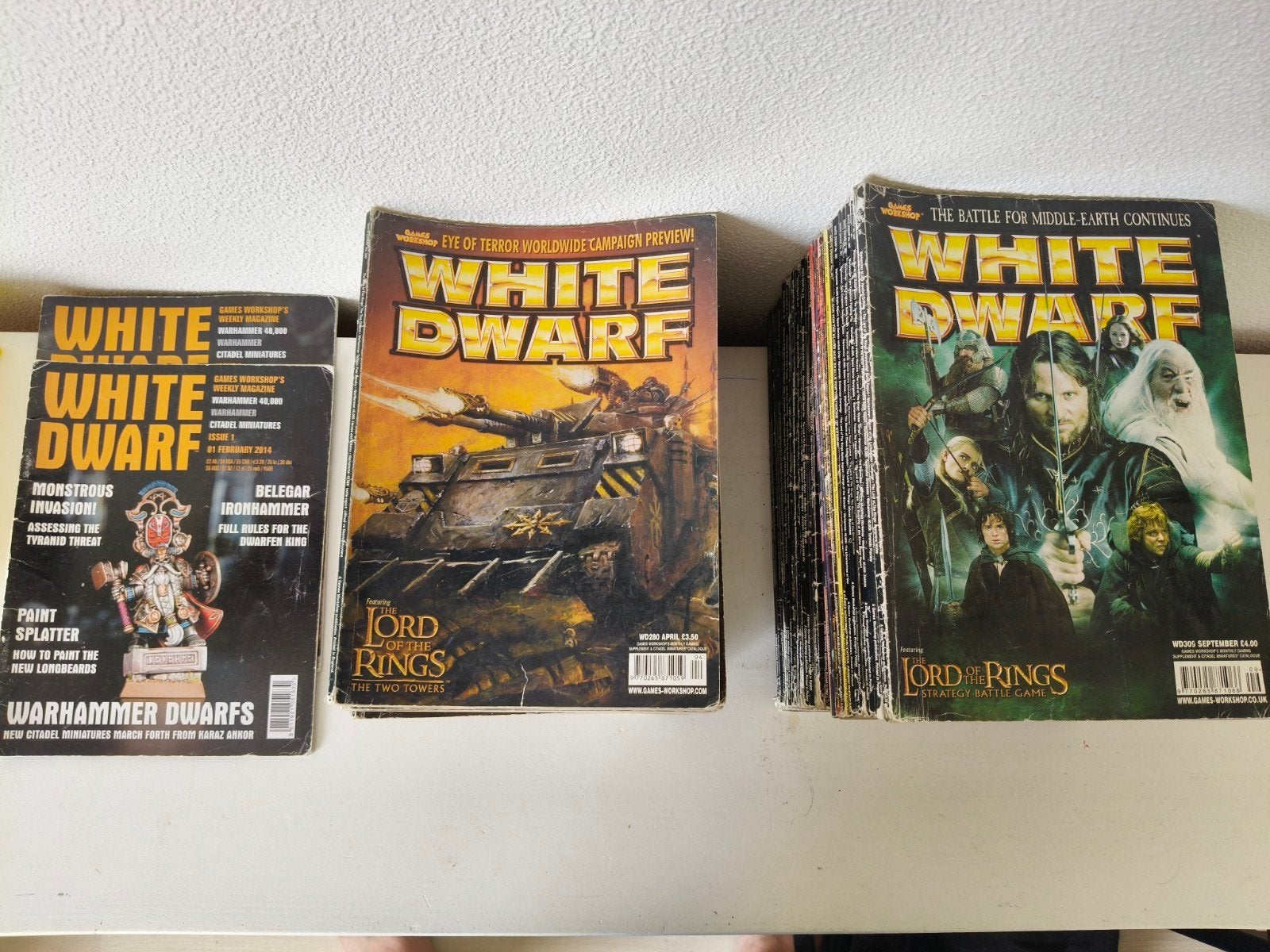 White Dwarf Magazines 60 stuks, Hobby en Vrije tijd, Ophalen of Verzenden, Gebruikt, Boek of Catalogus