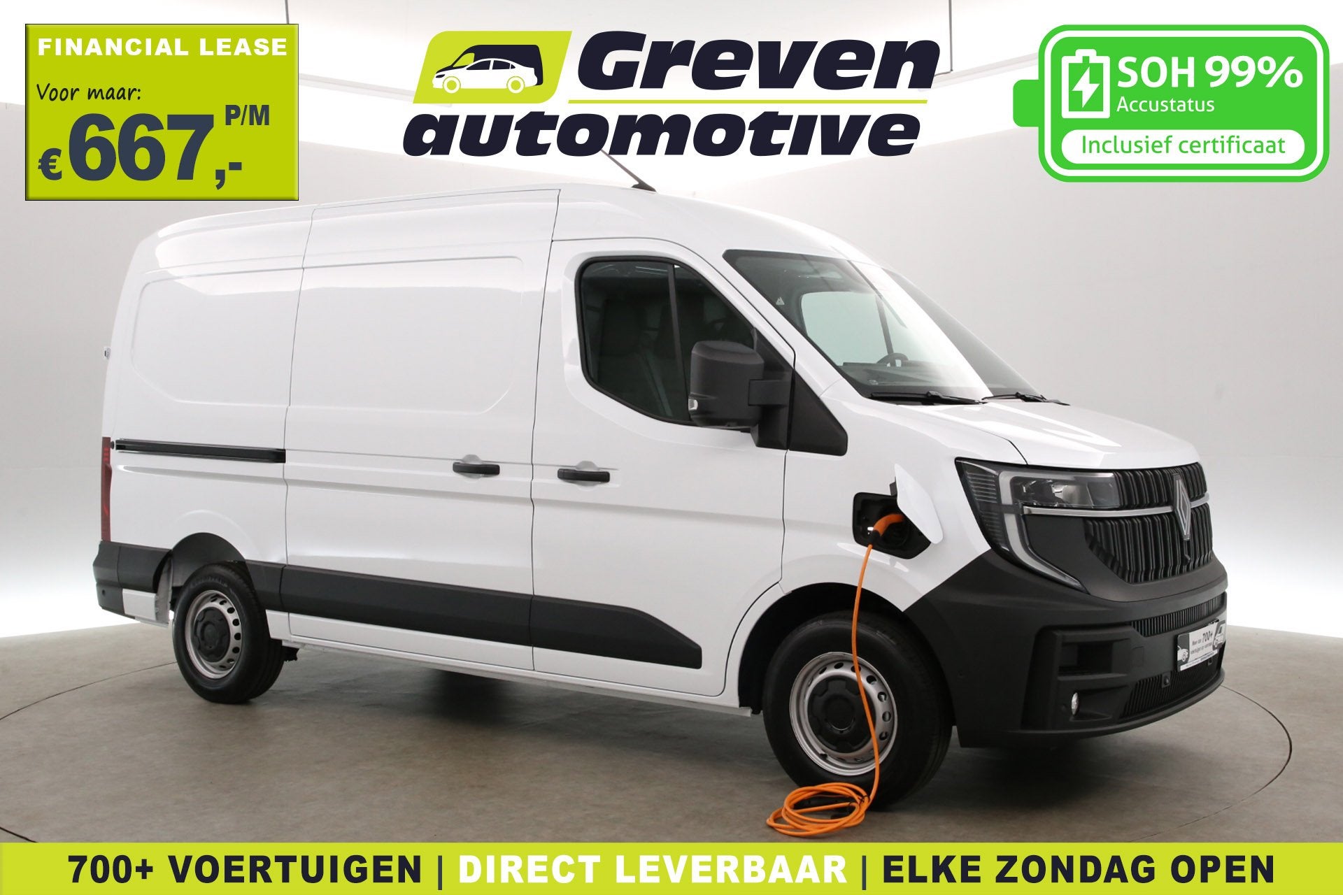 Renault Master E-Tech 3.5t Long Range 87 kWh L2H2 | Snellade, Automaat, Achterwielaandrijving, Gebruikt, Verwarmde buitenspiegels