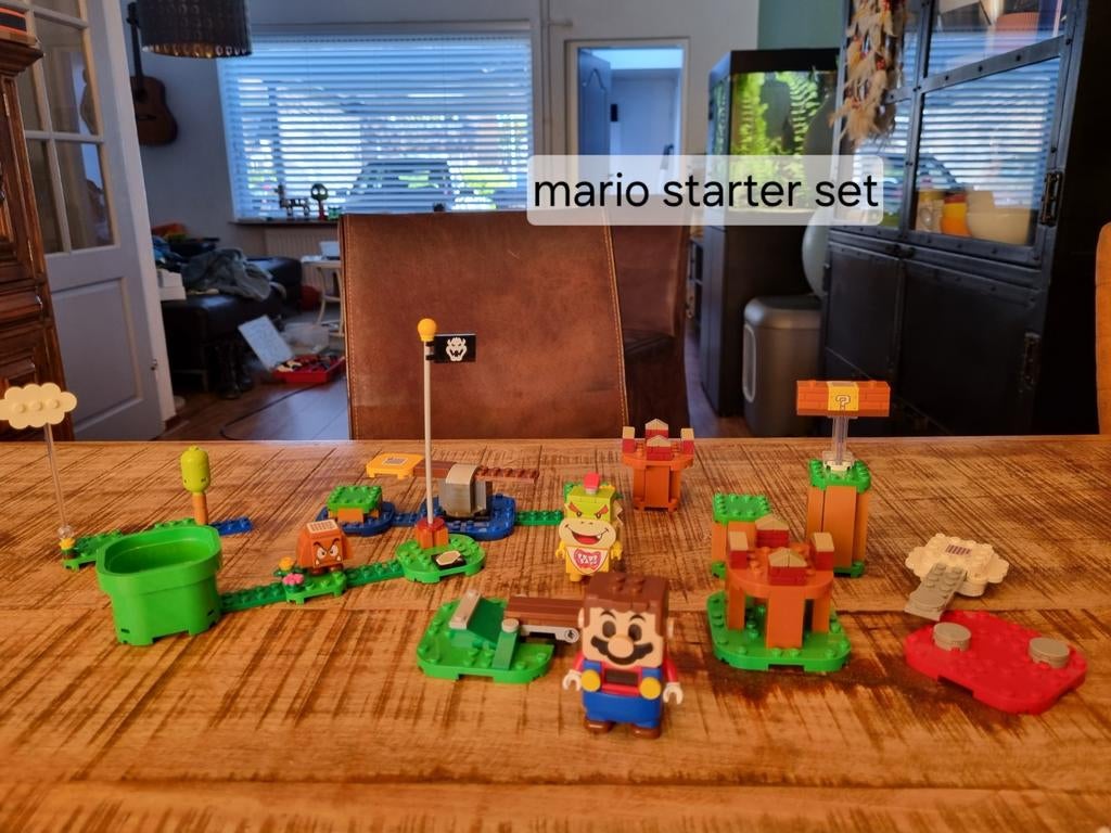 Super Mario lego mario starter set, Ophalen of Verzenden, Zo goed als nieuw, Lego
