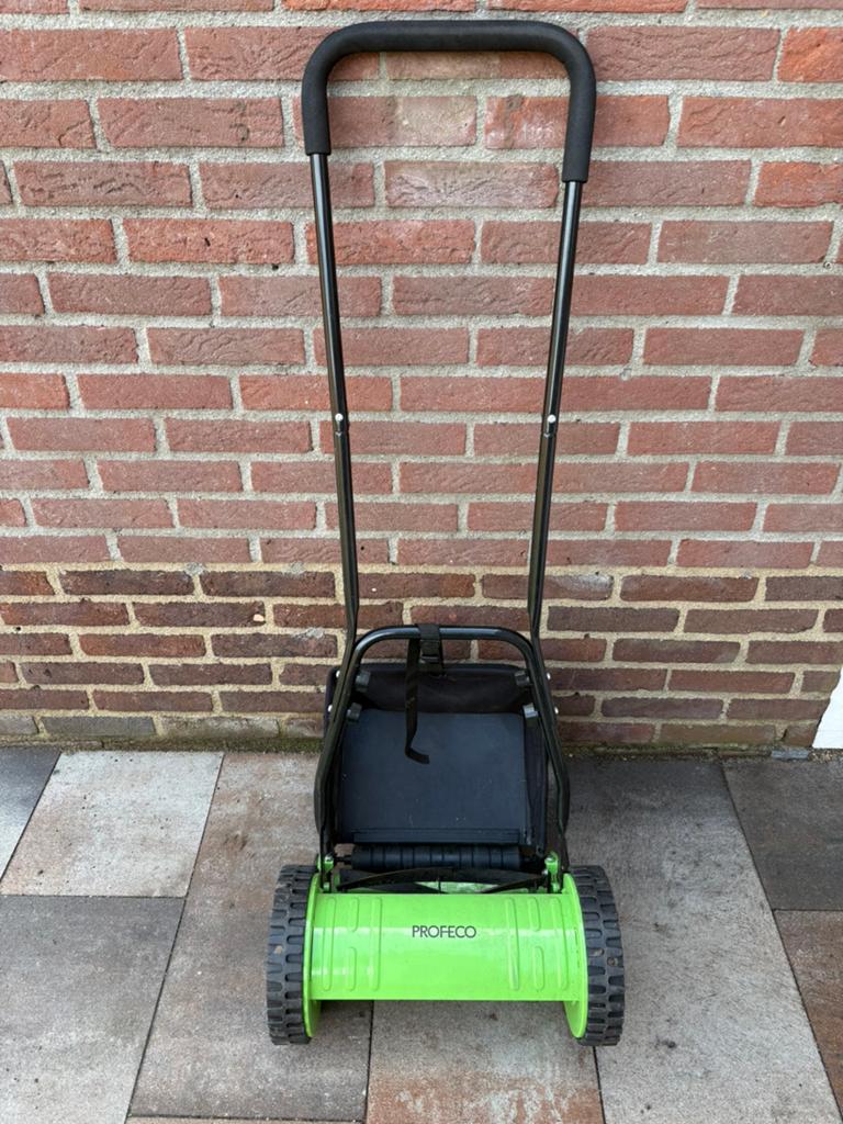 Hand grasmaaier, Tuin en Terras, Grasmaaiers, Gebruikt, Handgrasmaaier, 30 t/m 39 cm, Kooimesmaaier, Ophalen