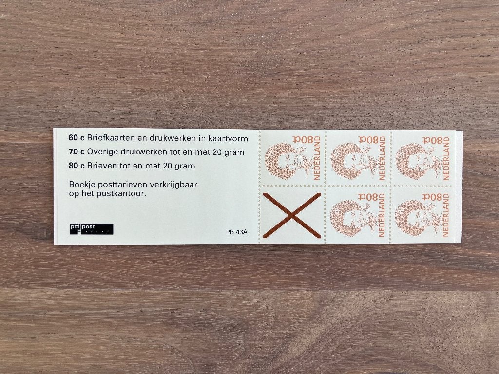 NVPH PB43a Postfris Postzegelboekje 1991  , Postzegels en Munten, Postzegels | Nederland, Ophalen of Verzenden, Na 1940, Postfris