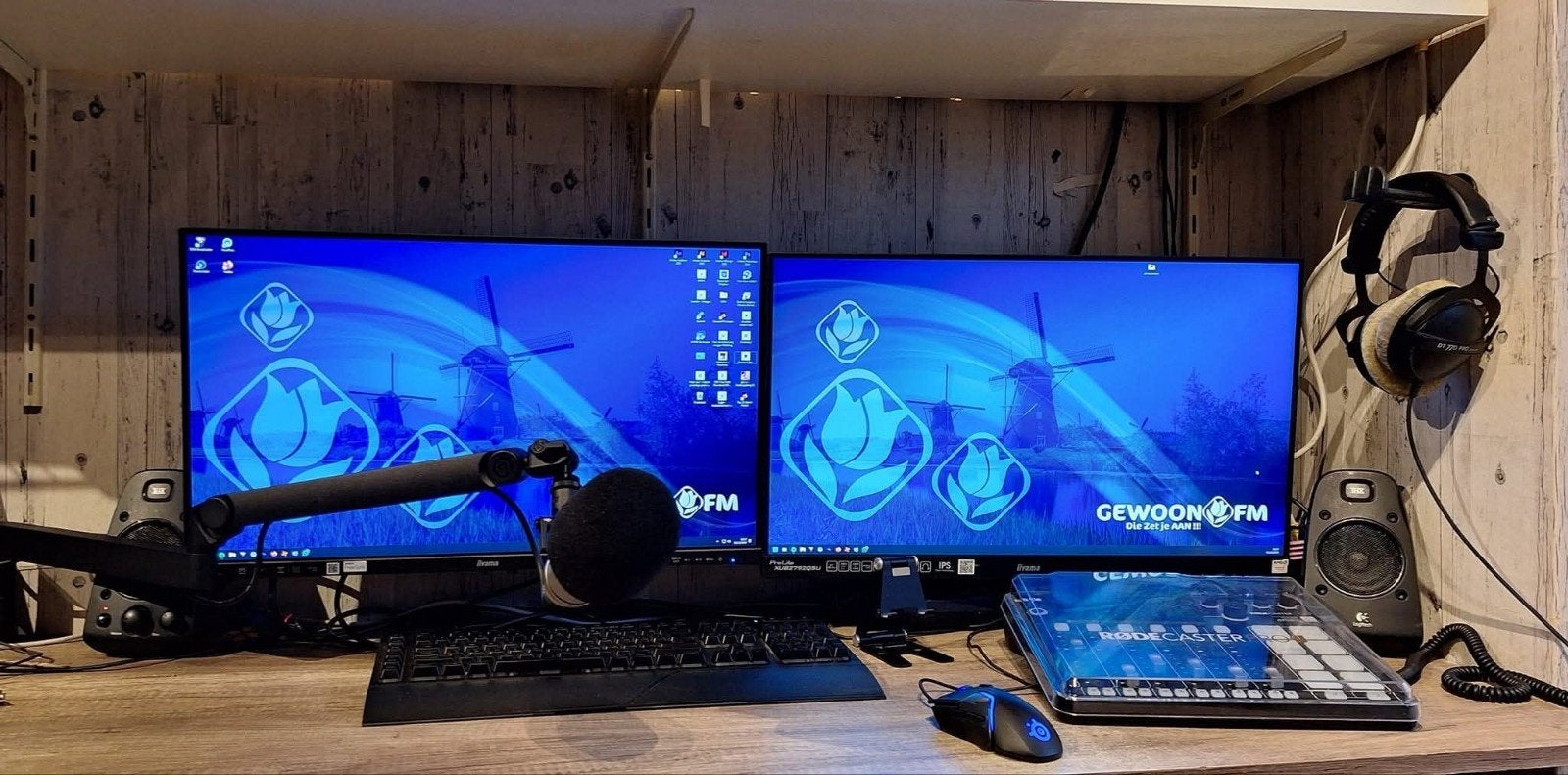 2x iiyama ProLite 27 inch monitor, Computers en Software, Monitoren, Ophalen, Gebruikt, IPS, 61 t/m 100 Hz