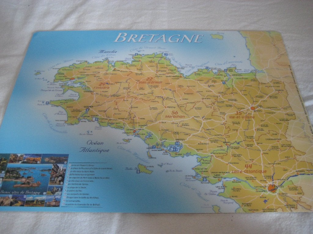 placemat Bretagne, Kunststof, Nieuw, Ophalen of Verzenden, Placemat
