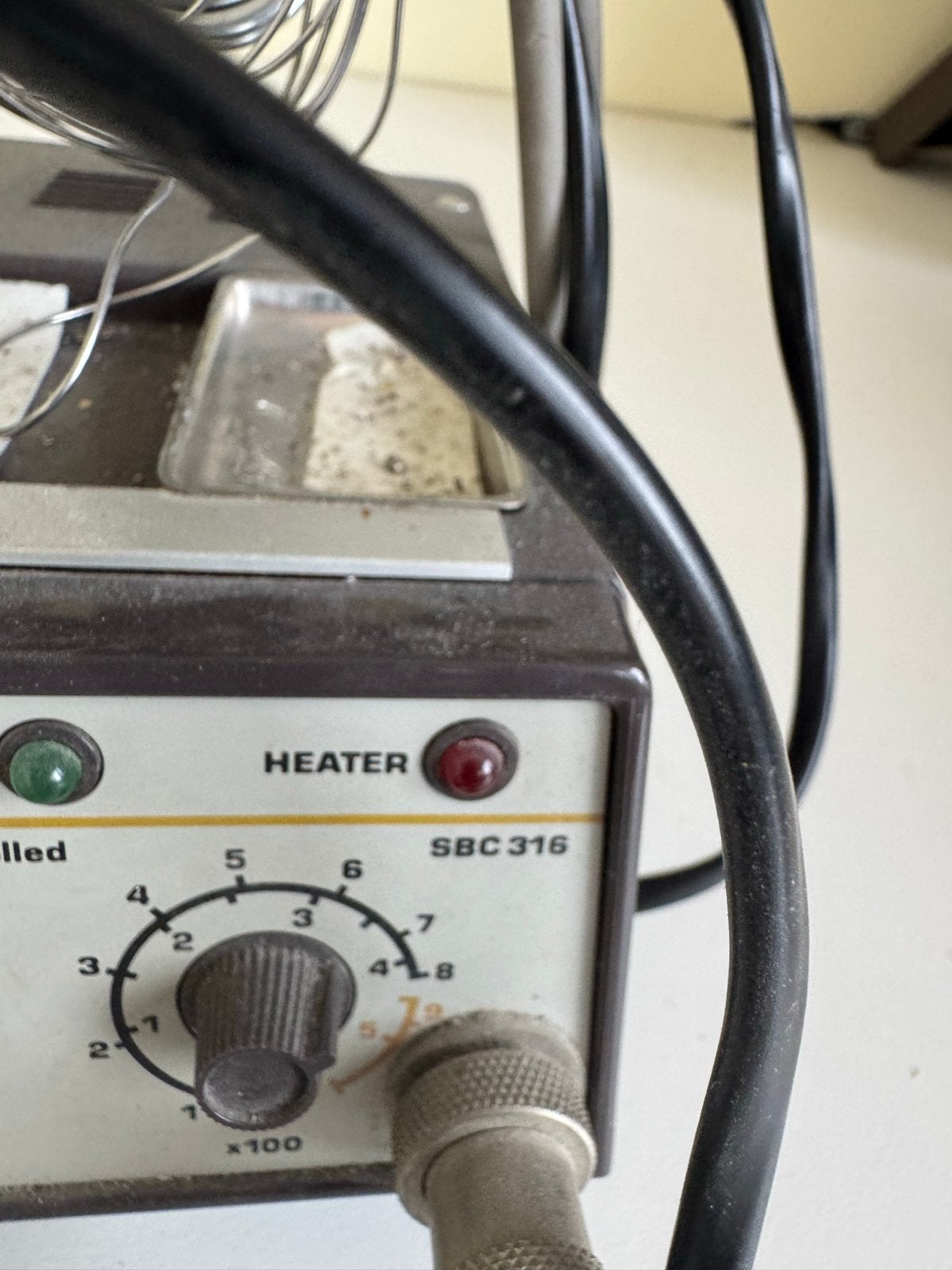 Philips SBC316 Soldeerstation - Gebruikt, Ophalen of Verzenden, Gebruikt, Minder dan 150 ampère, Overige typen