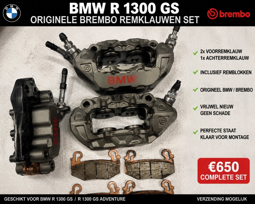 originele BMW / Brembo remklauwenset voor BMW R 1300 GS, Verzenden, Nieuw
