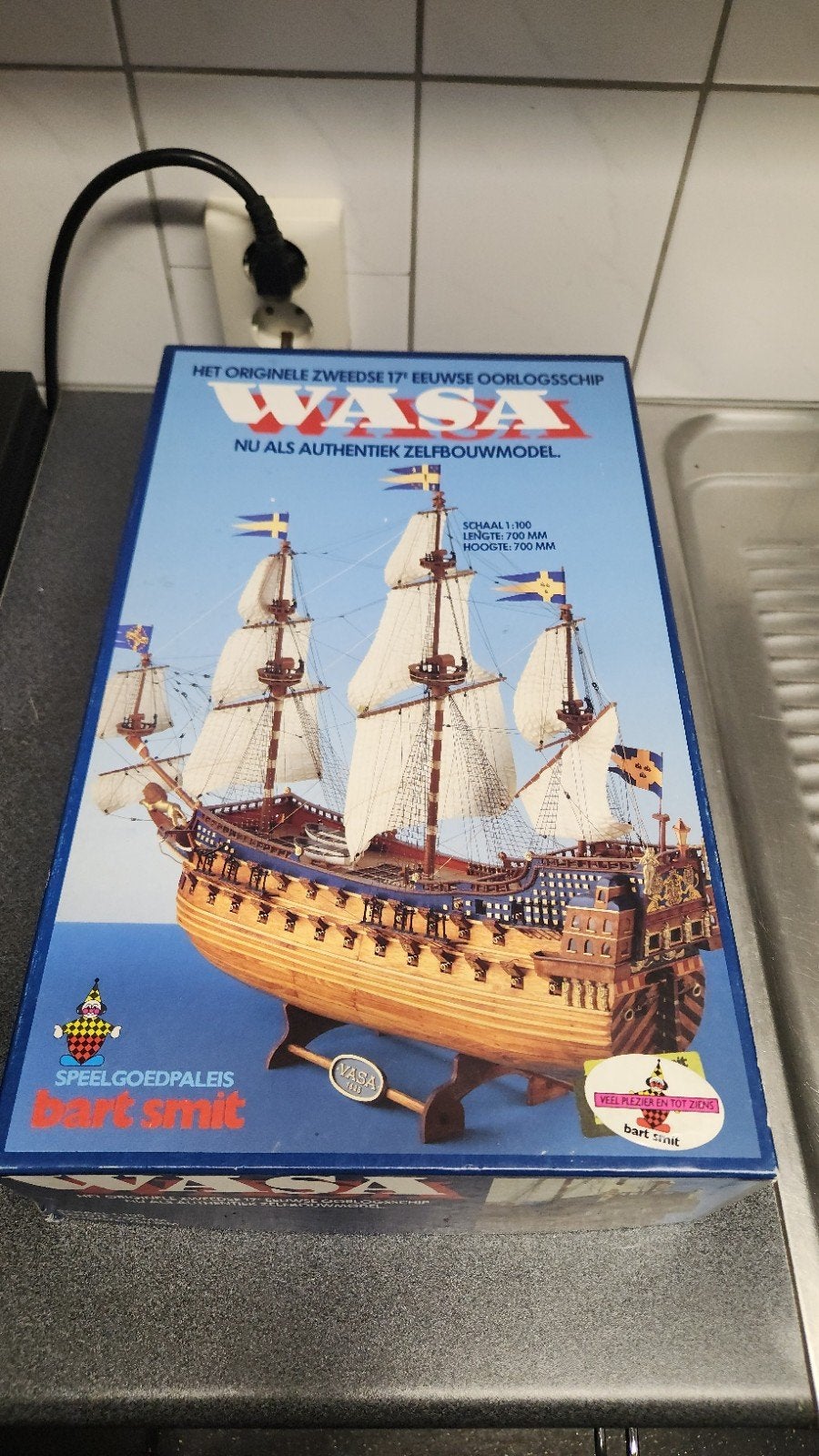 WASA Zweeds Oorlogsschip Zelfbouwmodel - Schaal 1:200, Ophalen of Verzenden, Overige merken