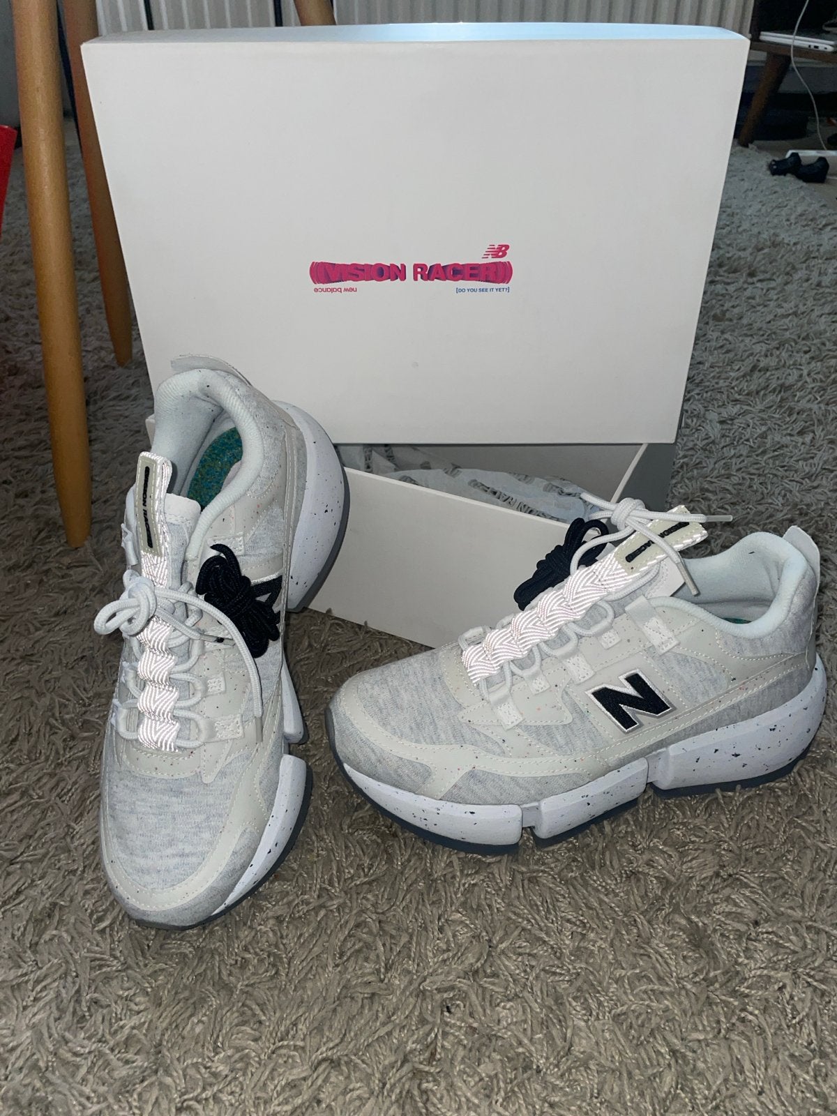 New Balance Vision Racer Jaden Smith White, Kleding | Heren, Ophalen of Verzenden, Nieuw, Wit, Sneakers of Gympen
