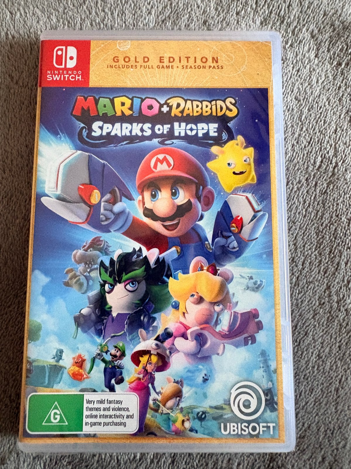 Mario + Rabbids Sparks of Hope Gold Edition - Nintendo Switc, Avontuur en Actie, Online, 1 speler, Ophalen of Verzenden