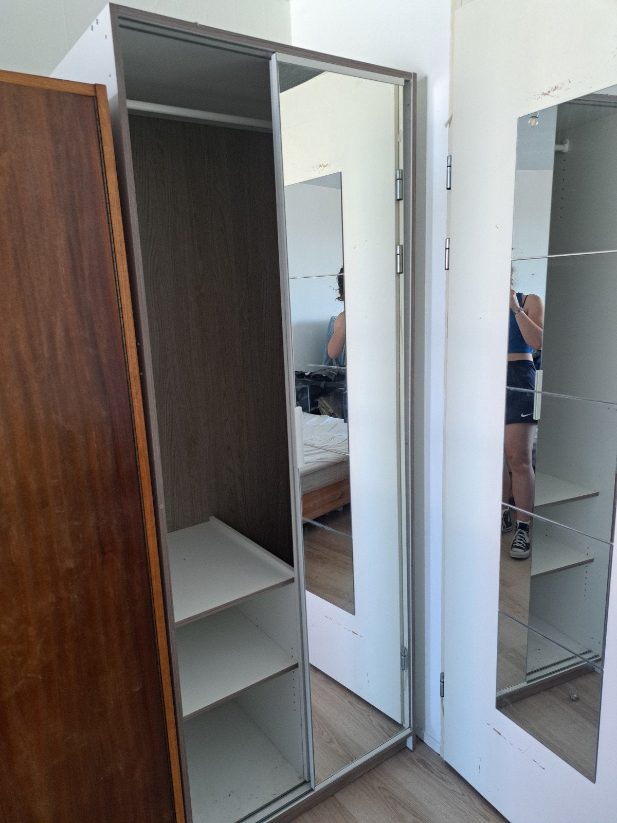 Spiegelkast ikea, Huis en Inrichting, Kasten | Kledingkasten, Ophalen, 50 tot 100 cm, Zo goed als nieuw, Minder dan 25 cm