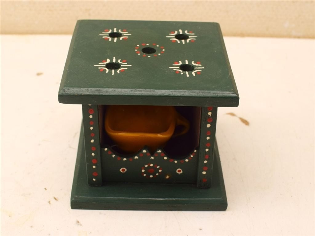 Klein model Hindeloopen Voetenstoof 51625, Minder dan 50 cm, Gebruikt, 125 cm of meer, Ophalen of Verzenden