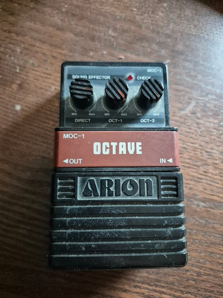 Arion MOC-1 Octave Gitaarpedaal - Vintage Effect, Muziek en Instrumenten, Ophalen of Verzenden, Zo goed als nieuw