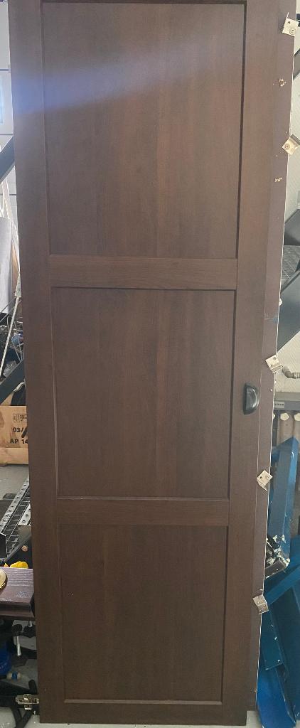 Ikea Rockhammar keukenkast fronten incl beslag, Ophalen, Gebruikt, Bruin, 50 tot 100 cm