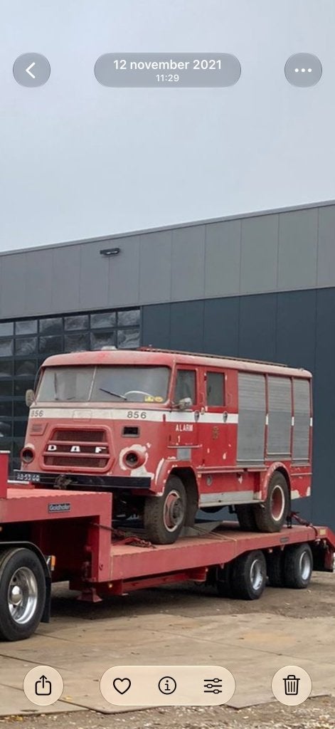DAF Brandweerwagen / Camper / Foodtruck, Auto's, Handgeschakeld, Particulier, DAF, Te koop
