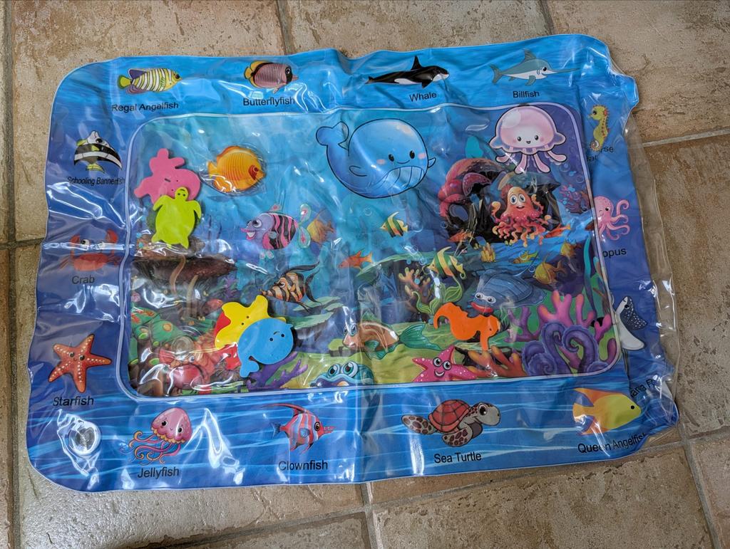 Water speelmat baby - Onderwaterwereld, Ophalen of Verzenden, Zo goed als nieuw, Speelkleed