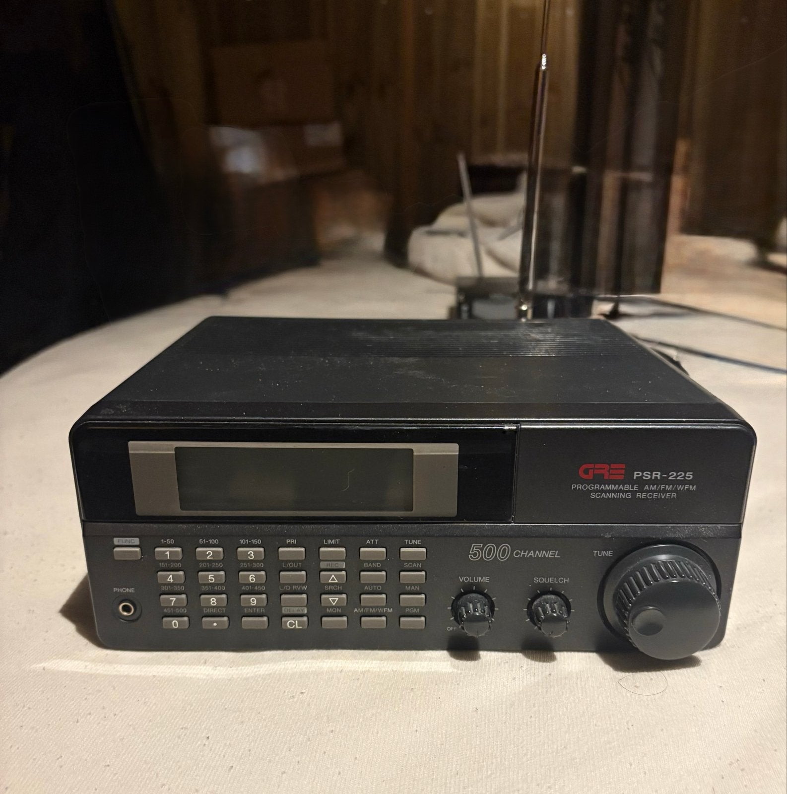 GRE PSR-225 Programmeerbare Basisscanner (500 Kanalen), Ophalen of Verzenden, Gebruikt, Overige typen