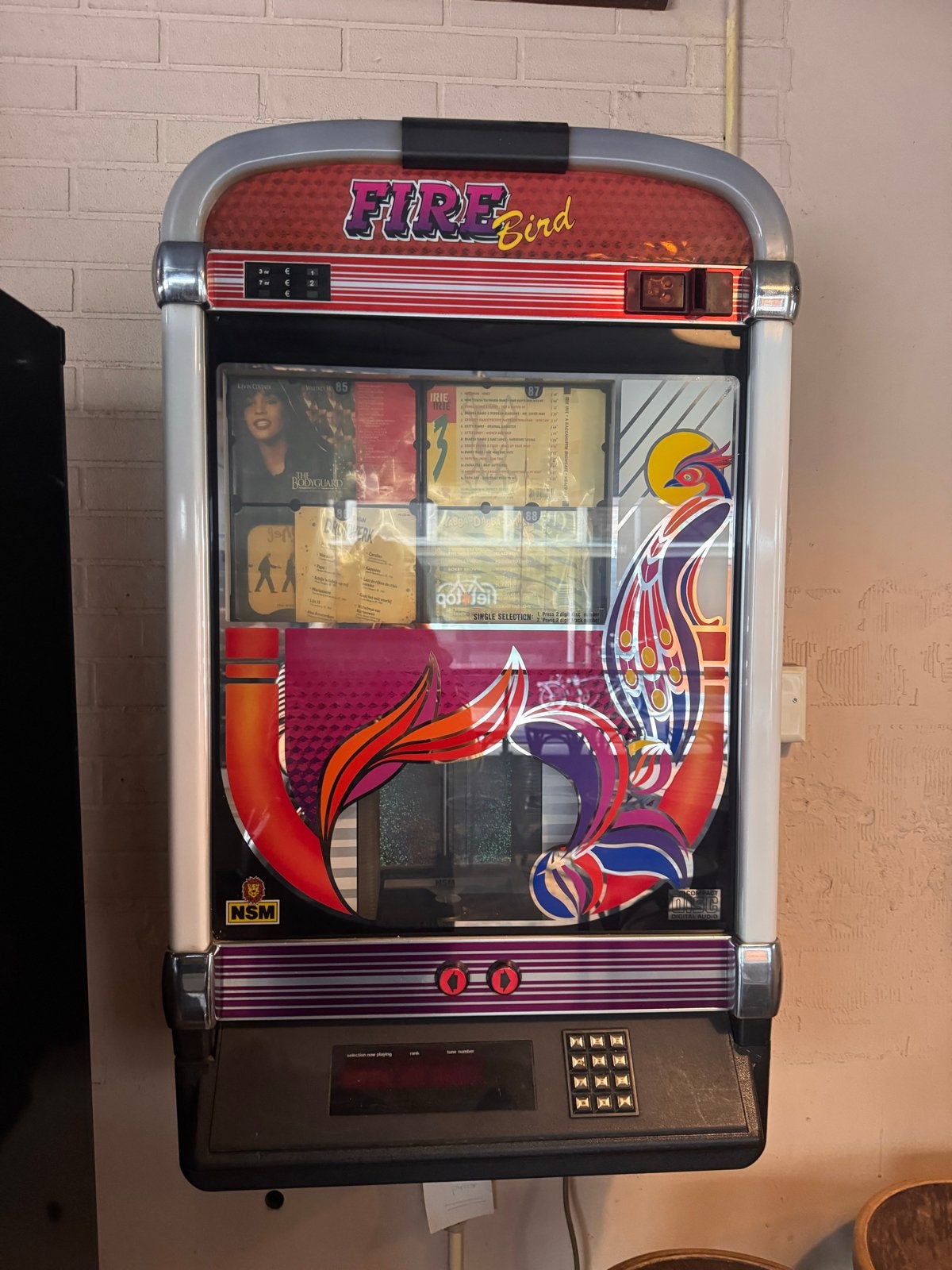 NSM Firebird Jukebox - Vintage Muziekautomaat, Verzamelen, Gebruikt, Ophalen of Verzenden, 1970 tot heden, Met singles