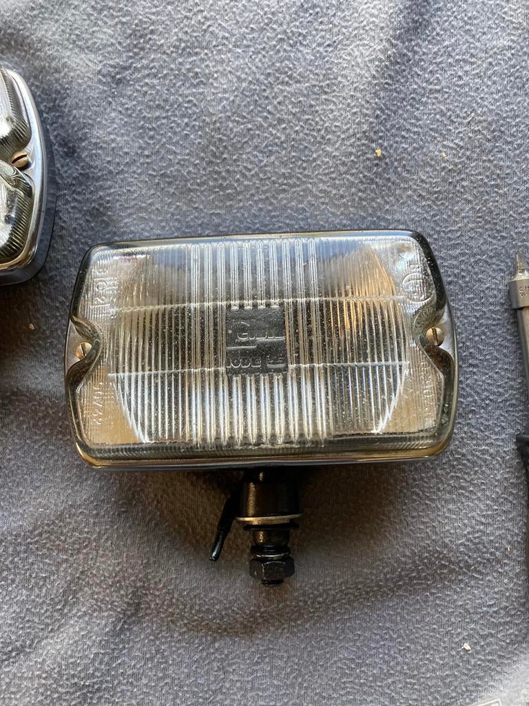 Oldtimer 2 Cibie witte mistlampen type 35, Ophalen of Verzenden, Gebruikt