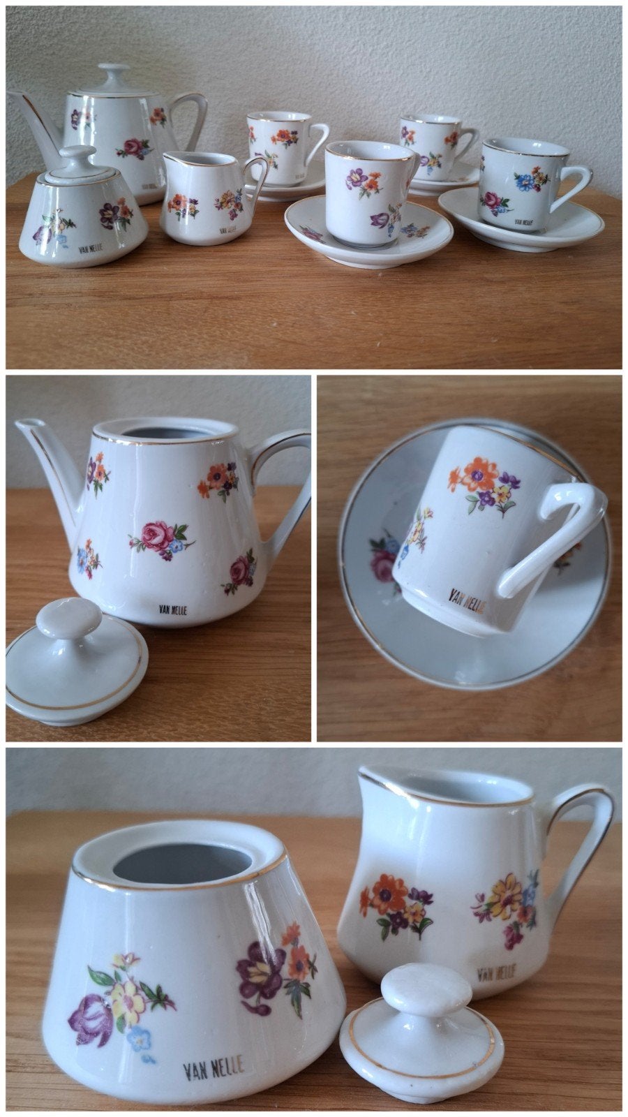 Kinderserviesje Van Nelle, Verzamelen, Ophalen of Verzenden, Nieuw, Porselein, Compleet servies